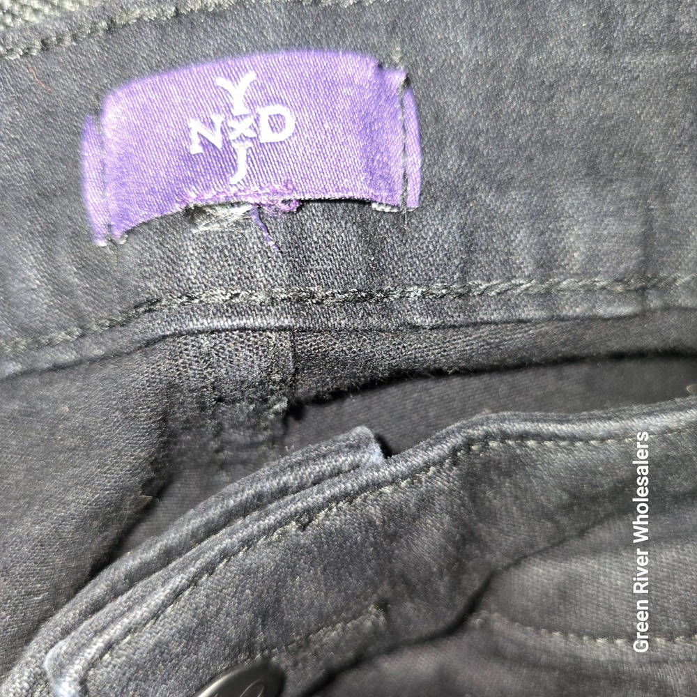 NYDJ Black Denim Jeans Comfort Stretch Classic‎ Fit Women's Size 16 - Picture 6 of 8